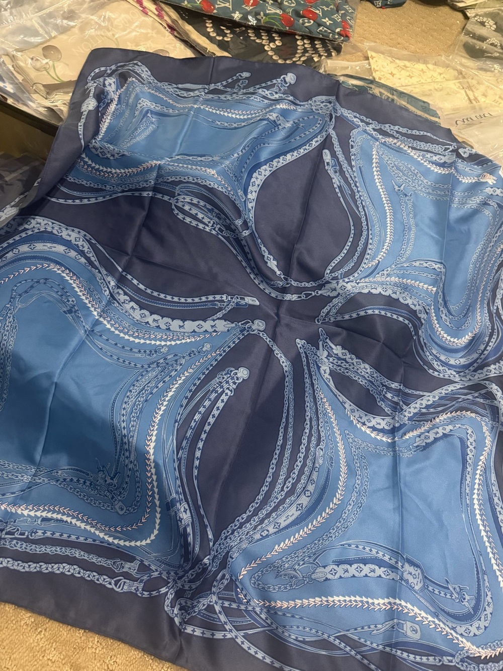 Louis Vuitton Monogram Multicolored Printed Silk Scarf‼️LAST ONE LEFT